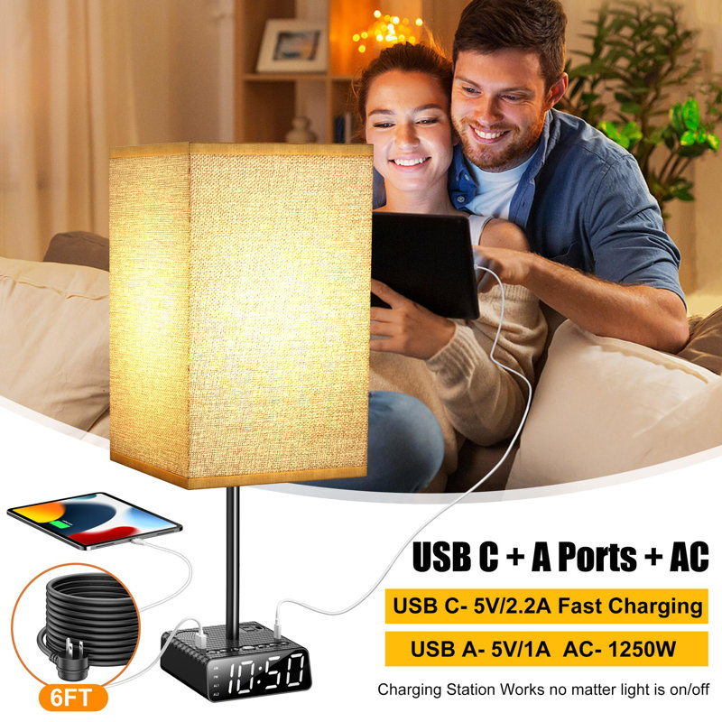 Metal USB Table Lamp