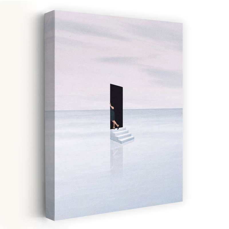 Art contemporain, art minimaliste abstrait, H 24 po x l 16 po