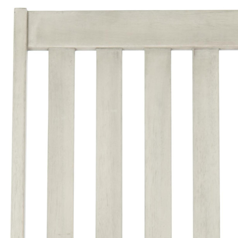 Chaise berçante Bross, Blanc délavé