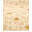 Tapis en soie beige / orange à motif floral 8 pi x 10 pi