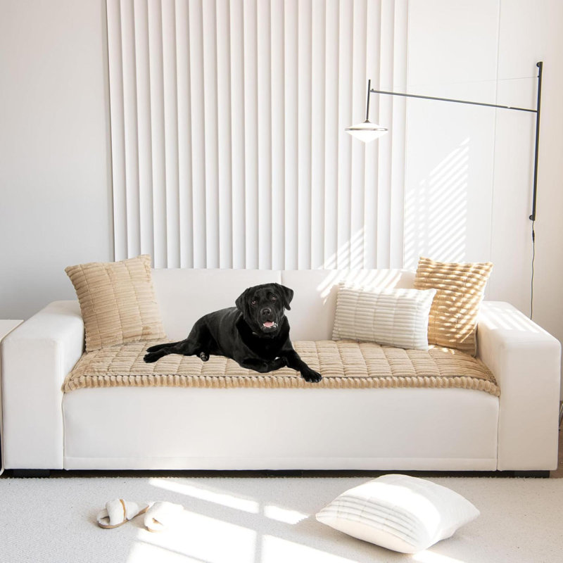 Housse pour canapé pour animal de compagnie Housse pour canapé pour chien Housse de canapé pour chien lavable Housse de protection pour canapé Fuzzy
