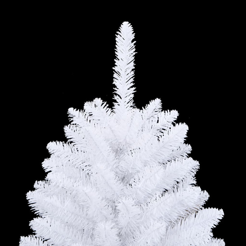 Artificial Christmas Tree, White, Not Pre-Lit, 59.1''