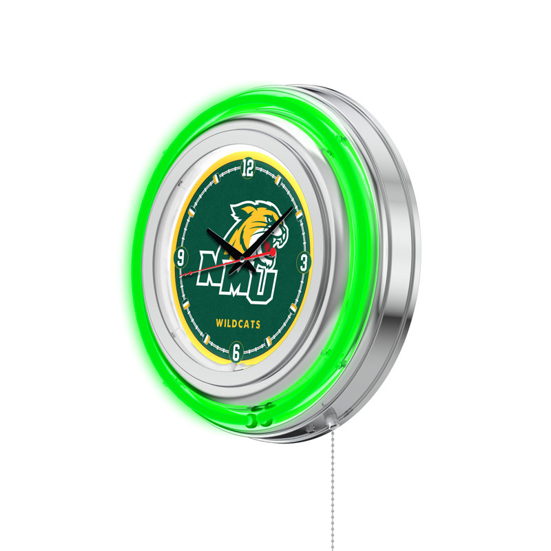 Horloge murale 15 po NCAA, Northern Michigan