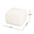 White Boucle In Square Shape With Dense Foam Padding And Pocket Coil Spring System For Maximum Comfort, A Modern Home Ambiance, 22.62” W X D 16.48” H - Covered Non Marking Foot Caps, Modular ,