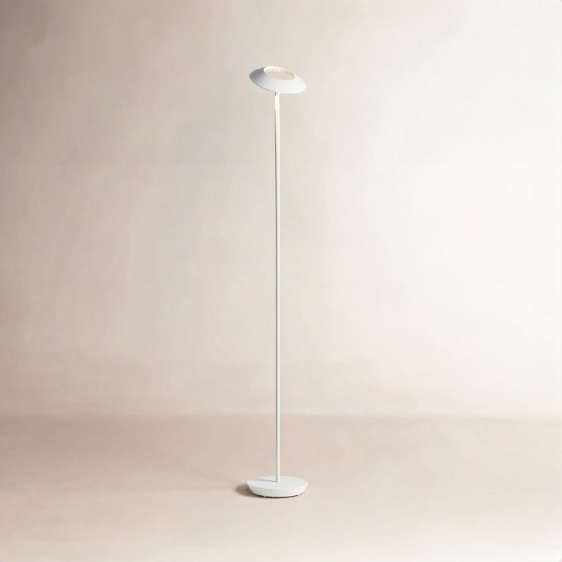 Royyo 45.5 " Floor Lamp, Matte White