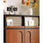 Armoire de rangement légère pour chaussures rétro de luxe