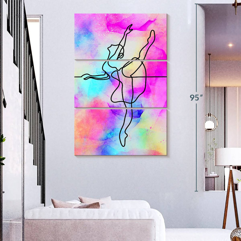 Enn Ballerina linéaire, H 74 po x l 48 po