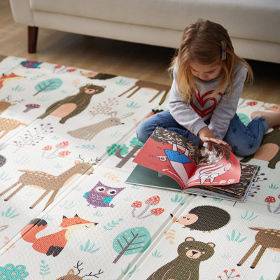 Foam Playmat Foldable 79"L Extra Large Gym for Baby Infants