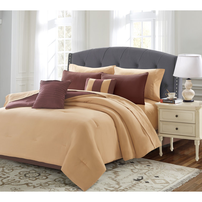 Giardina Polyester Comforter, Queen Comforter + 8 Additional Pieces
