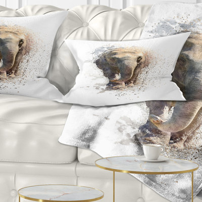 Coussin lombaire animal de grande éléphant