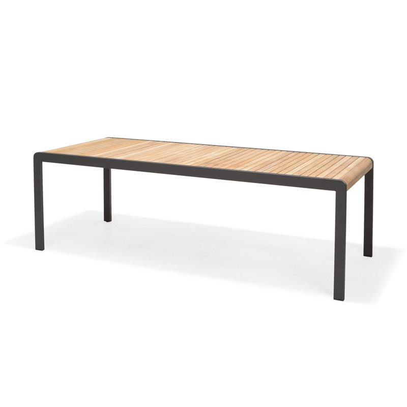 Ensemble repas d'extérieur en bois de teck 9 pièces Dugas FSC