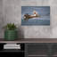Pelican Gliding Over Ocean Contemporary Bird Pelican Coastal Nature Wall Art Print-1954770211