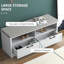 Mitsugi Linen Upholstered Storage Bench