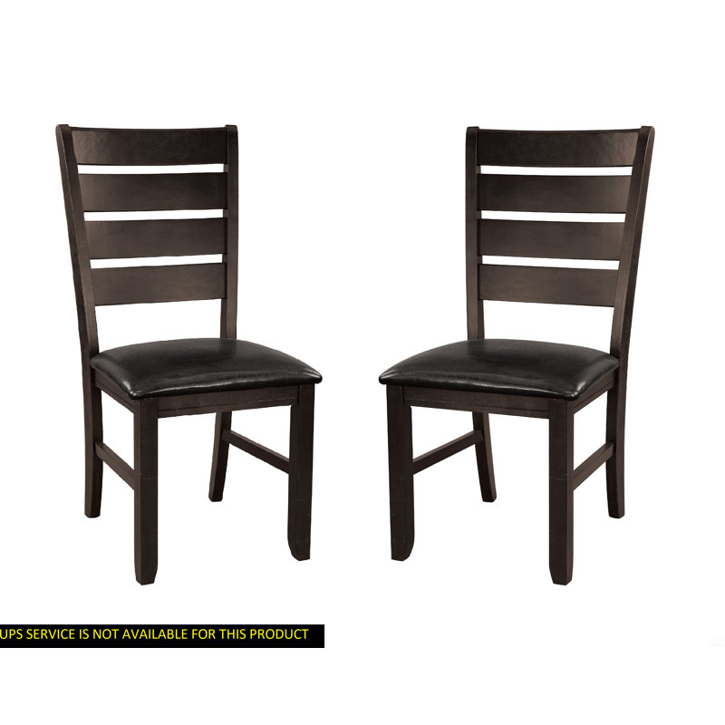 Ensemble de chaises d'appoint en bois 2 pièces