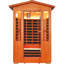 Sauna extérieur Emberglow avec haut-parleurs Bluetooth et éclairage DEL pour 2 personnes