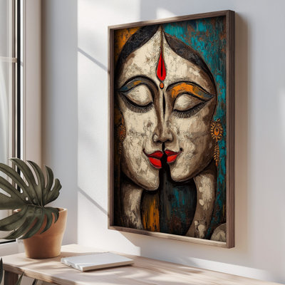 Elegant Decorative Framed MDF Painting, 19.7 x 27.6 x 0.1 inches | 100% MDF (3 mm Thick) with 100% Pine Wood Frame | UV Printed Art for Home Décor, Ideal for Living Room, Office & Gallery Wall Display