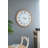 Oversized Wall Clock With Fir Wood Frame | Gift Idea