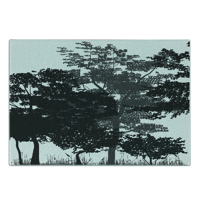 Planche à découper en verre trempé Ambesonne