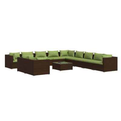 Ensemble de conversation modulaire 9 pièces