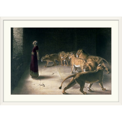 Briton Riviere " Daniel In The Lions Den " by Briton Riviere