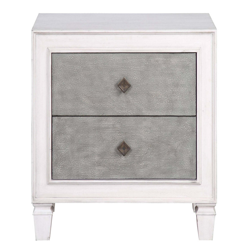 Table de chevet 2 tiroirs