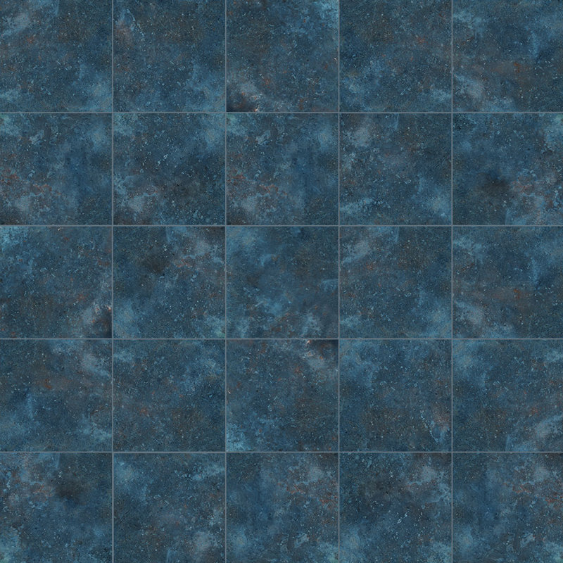 Cotto Rosa 4.5X4.5 Porcelain Terracotta Tile, Blue