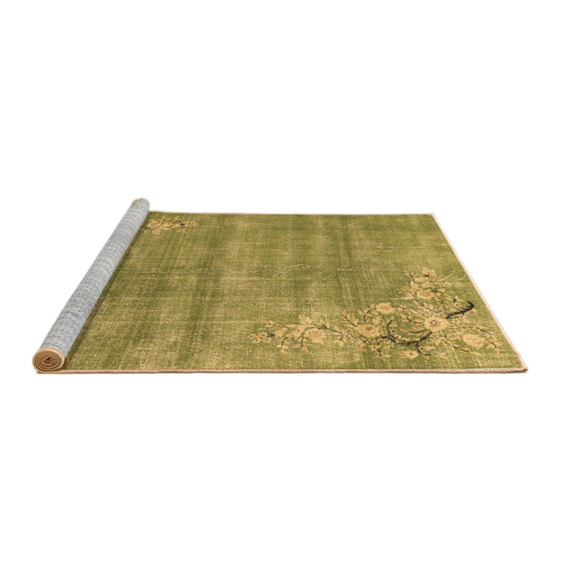Tapis brun traditionnel Traditional 3821, Carré 3 pi