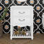 Meuble-lavabo de 24 po avec lavabo en céramique, armoire de rangement moderne avec deux tiroirs et une tablette ouverte-1792033334