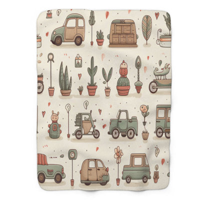 Tiny Rides - 1 Piece Premium Blanket