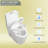One-Piece Toilet With Skirted Design-122589188