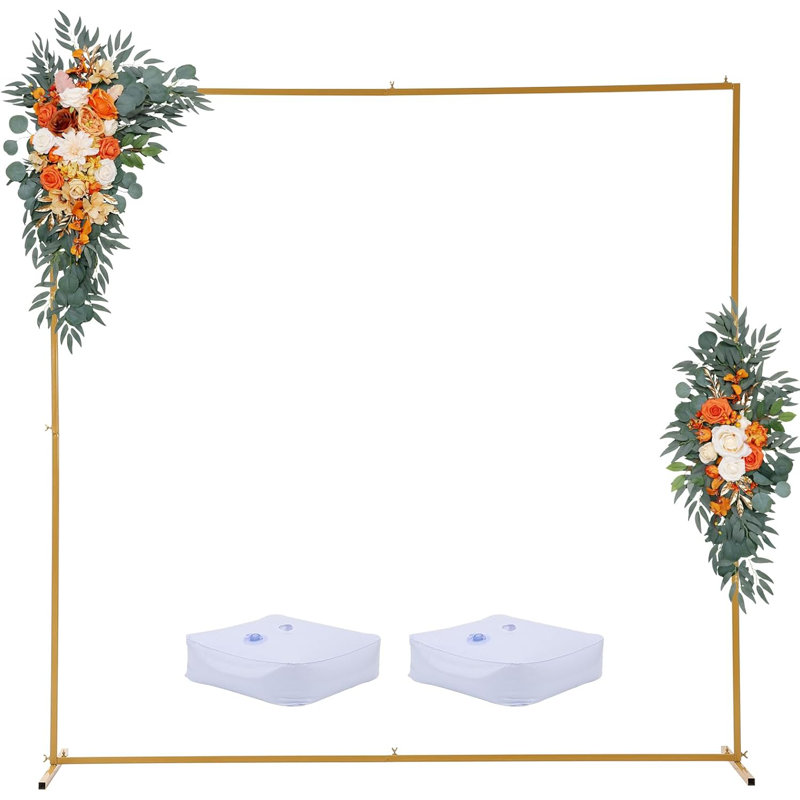 Support de mariage en toile 6,6 pi x 6,6 pi