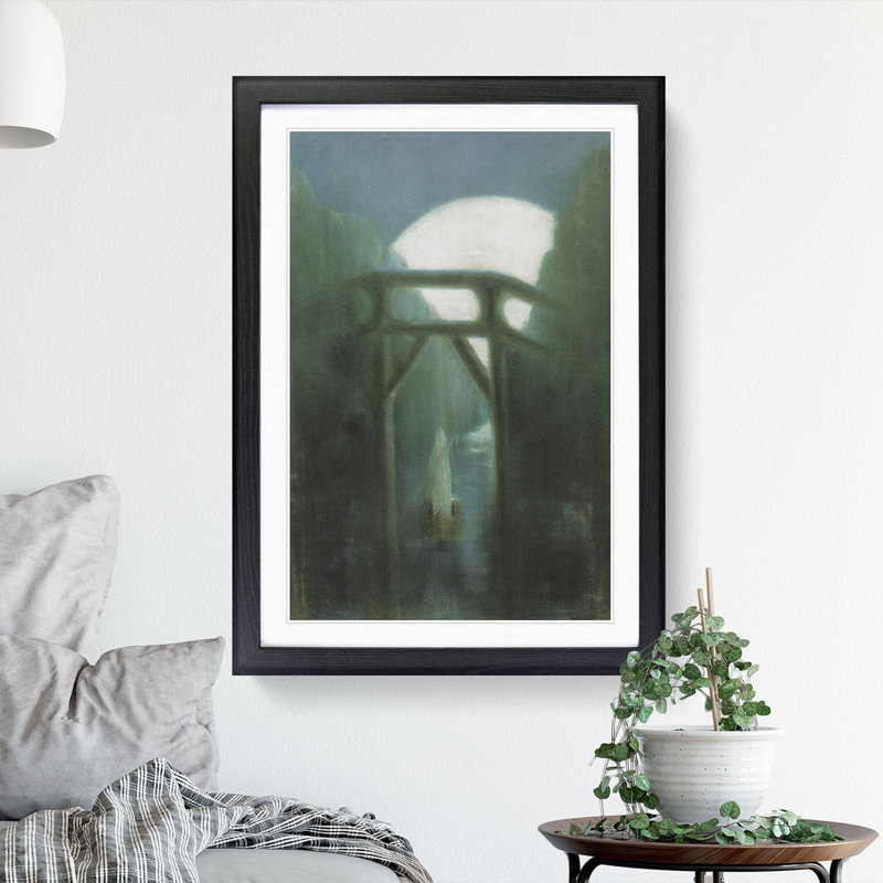 Night Vol.2 by Mikalojus Konstantinas - Picture Frame Painting, Black Framed, 36cm H x 27cm W x 2cm D