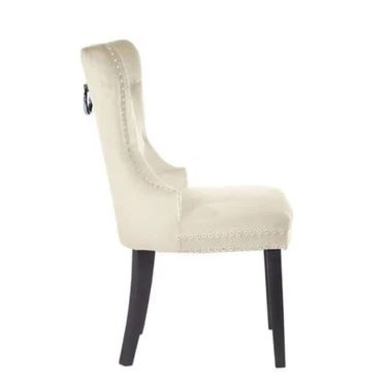 Chaise en velours Hansel