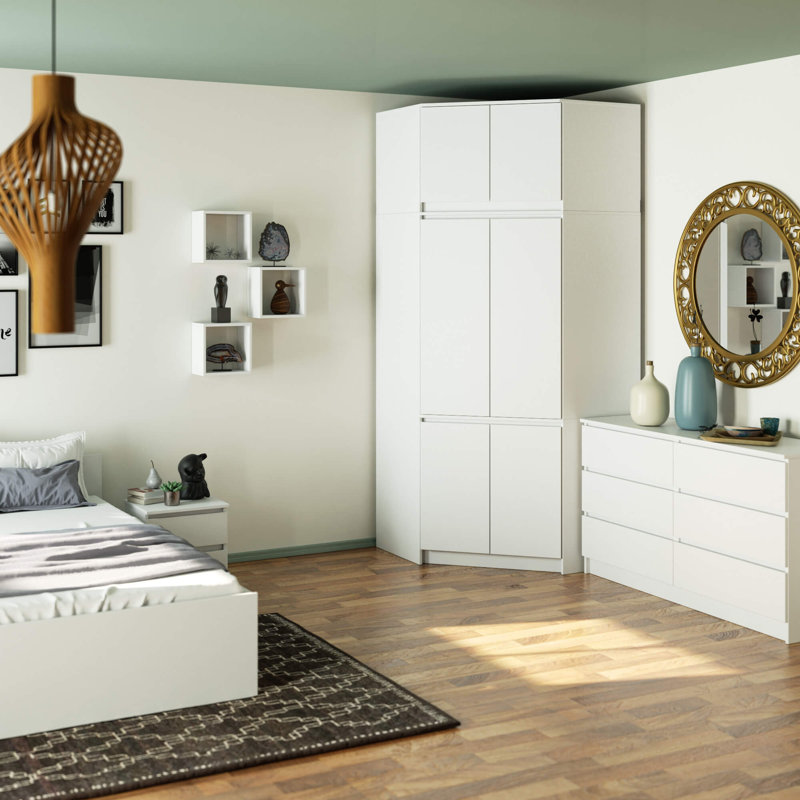 Sonjay 6 Door Manufactured Wood Wardrobe