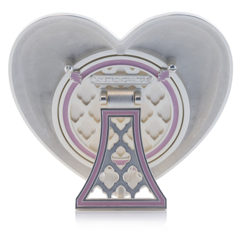 Chantal Metal Beaded Picture Frame, Pink