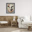 Cadre flottant portrait de vache Peachy Pivoines, design par Petal Prints Design-928211720-928211775