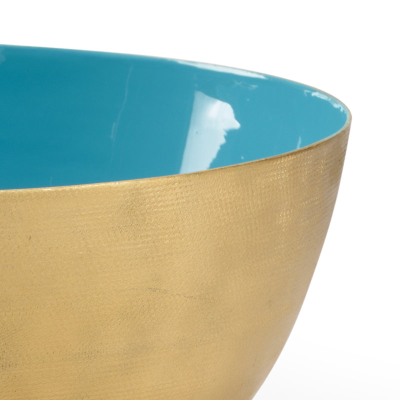 Caribbean Decorative Bowl, 6.25" H x 16" W x 16" D