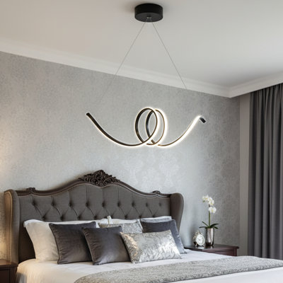 Adjustable Height Infinity Loop 4500/6500K LED Chandelier