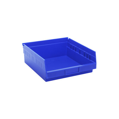 CBE1C4F8F9EC4154A5B77BF4B5AC53A6 Organisateur de rangement économique bacs bleus L 12 po x l 12 po x H 4 po