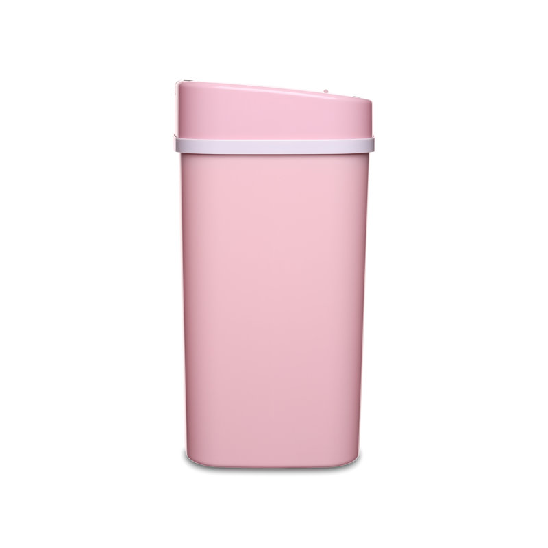 Pink 3.2 Gallon Touchless Plastic Trash Can