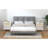 Salome 1 - Drawer Nightstand Accent End Table Side Tables with Open Storage Shelf