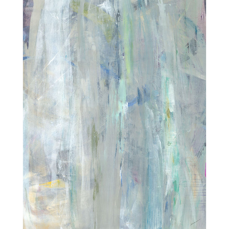 «Pale Cloud» par Sarah Stockstill - art mural encadré, Verre