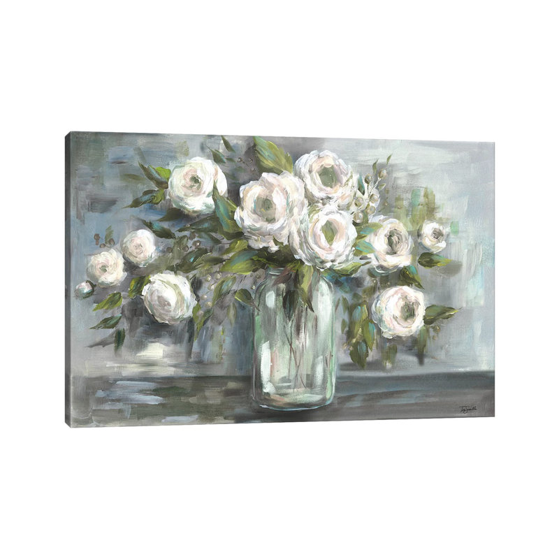 Soft Blooms Still Life by Tre Sorelle Studios - Wrapped Canvas Painting, 101.6 cm H x 66.04 cm W x 3.175 cm D