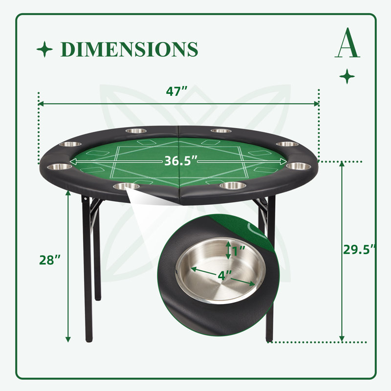 Table de poker 47 po 47 joueurs