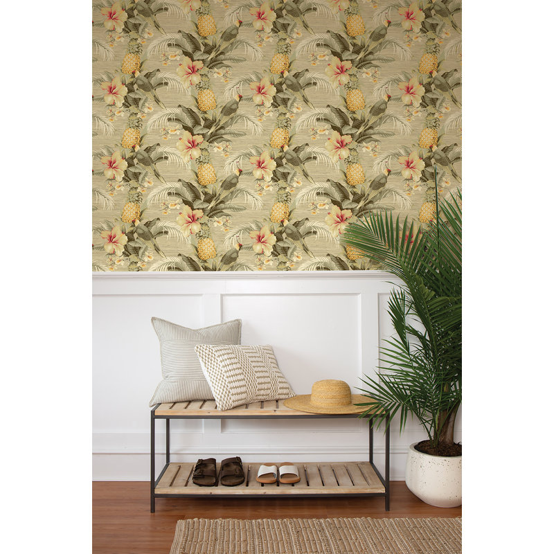 Tommy Bahama Beach Bounty Peel And Stick Wallpaper Roll, Sand