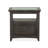 Aleeta Glass Top 2 - Drawer End Table with Storage