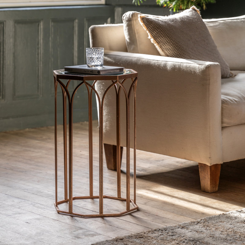 Antenore Pedestal End Table