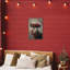 Cerf de Noël poinsettia, estampe numérique, design par Tina LeCour-879705553-879705559