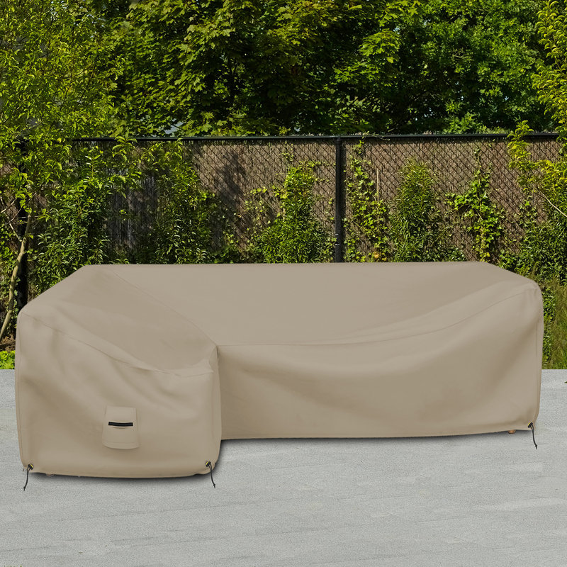 Outdoor Cover, Beige, 78.7cm H x 210.8cm W x 81.3cm D