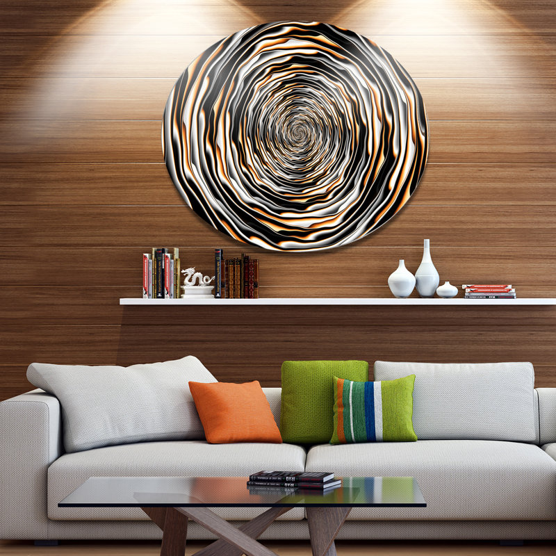 " Fractal Rotating Abstract Design ", 23" H x 23" W x 1" D